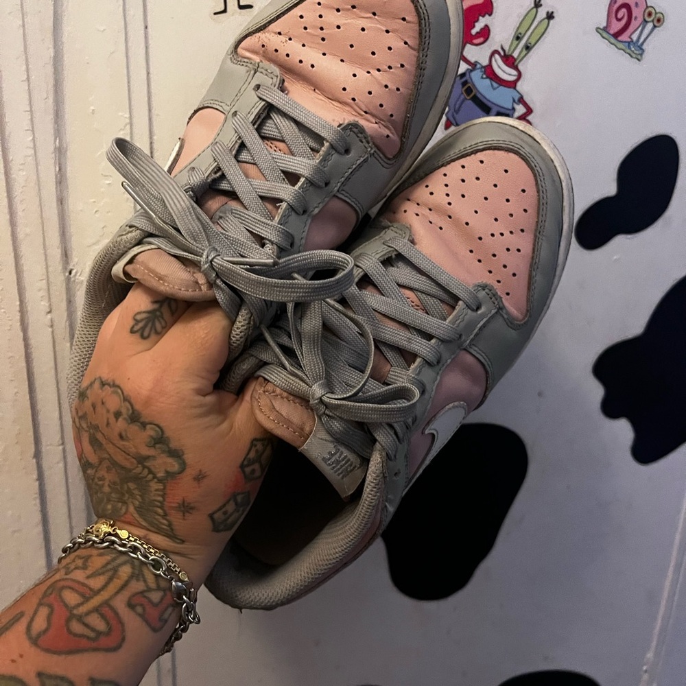 Nike Pink and Gray Sneakers
